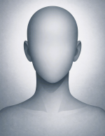 Placeholder grey androgenous image representing a human being.